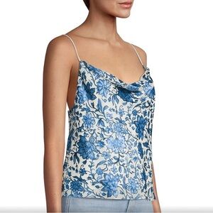 Alice + Olivia Blue Floral Camisole